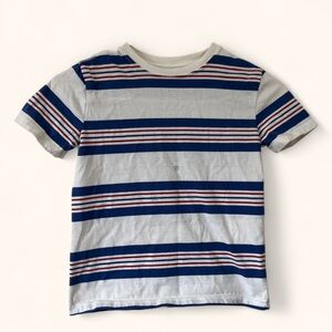 Boys Small Size 6/7 Wonder Nation Short Sleeve Timeless Breton Striped T-Shirt